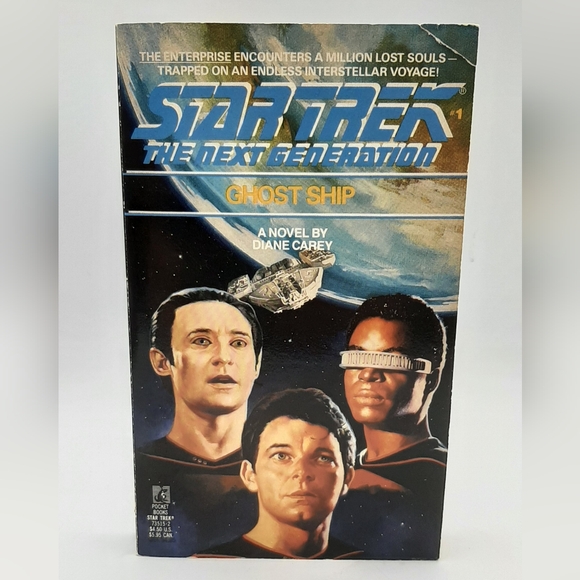 Star Trek The Next Generation: Ghost Ship # 1 by Diane Carey Paperback Novel - Picture 1 of 6